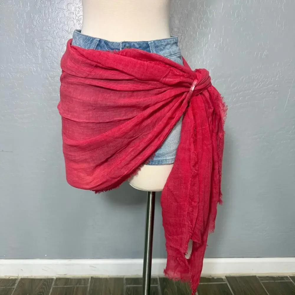 Steve Madden Taylor Scarf, Cherry Red